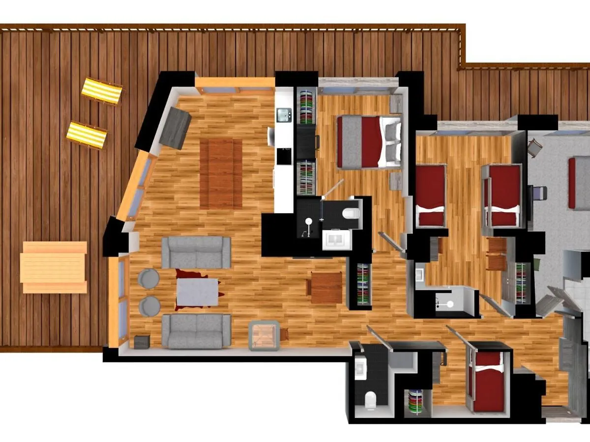 Appartement Elegant Avec Acces Direct Aux Pistes Et Espace Bien-Etre - Fr-1-565-14 Les Allues Франция